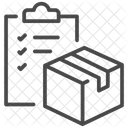 Checklist And Package  Icon
