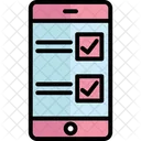 Checklist App Mobile Smartphone Icon