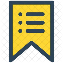 Checklist bookmark  Icon