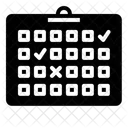 Checklist calendar  Icon