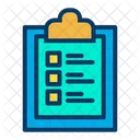 Checklist Clipboard  Icon