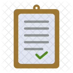 Checklist Clipboard  Icon