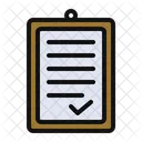 Checklist Clipboard  Icon