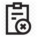 Checklist Delete Checklist Note Icon
