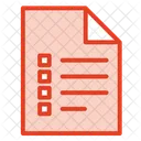 Checklist Document  Icon