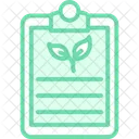 Checklist Ecology Duotone Line Icon Icon