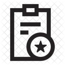 Checklist Favorite Checklist Note Icon