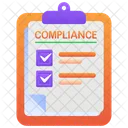 Checklist Compliance Document Clipboard Icon