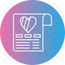 Checklist Document Heart Icon