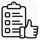 Checklist Evaluation Evaluate Icon