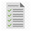 Checklist List Document Icon