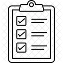 Checklist List Document Icon