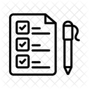 Checklist List Document Icon