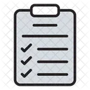 List Document Clipboard Icon