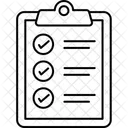 List Document Clipboard Icon