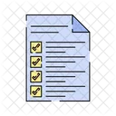 Checklist List Document Icon