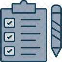 List Document Clipboard Icon