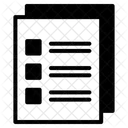 Checklist List Document Icon