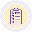 Checklist Line Icon Icon