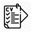 Checklist Resume Task Icon