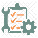 Checklist Settings Construction Icon