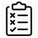 Checklist Tasks Clipboard Icon