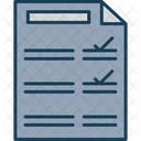 Checklist  Icon