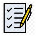 Checklist Question Paper Icon