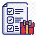 Checklist Giveaway Gift Icon