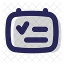 Checklist  Icon