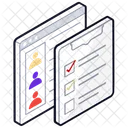 Checklist Target List Employee Target List Icon
