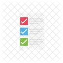 Checklist Tasklist Document Icône