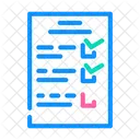 Checklist  Icon