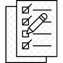 Checklist Note Mark Icon