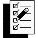 Checklist Note Mark Icon