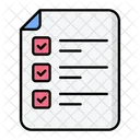 Checklist List Document Icon