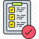 Checklist Clipboard List 아이콘