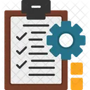 Checklist indicating preparation  Icon