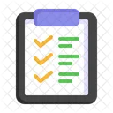 Checklist, list, report, clipboard, paper, file, documents, office, work, business  Icon