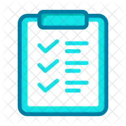 Checklist, list, report, clipboard, paper, file, documents, office, work, business  Icon