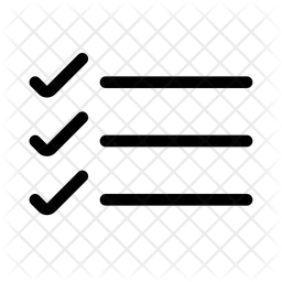 Checklist menu  Icon