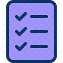 Checklist Of Completed Tasks Icon