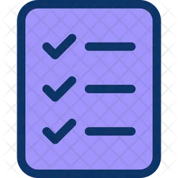 Checklist of completed tasks  Icon