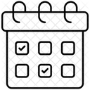 Checklist On Calendar Icon