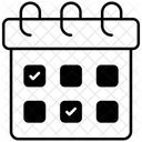 Checklist On Calendar Icon