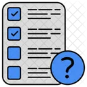 Checklist Question List Task List Icon