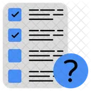 Checklist Question ,  Icon
