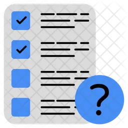 Checklist Question ,  Icon