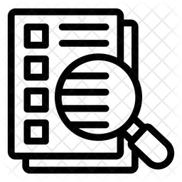 Checklist Search  Icon