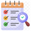 Lista De Verificacao Verificacao Tarefa Ícone